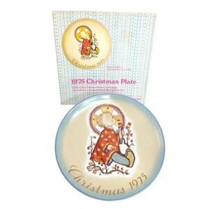 Vintage Hummel "Christmas Child" Plate Schmid Bros West Germany in Box 1975